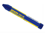12 Pack Irwin 66402 Strait-Line 4-1/2" Blue Marking Lumber Crayon